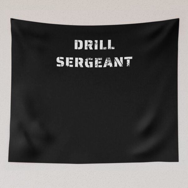 Item preview, Drill Sergeant military instructor Retro Vintage designed and sold by Jeangel97.