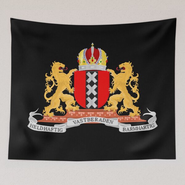 Item preview, Amsterdam Coat of Arms - Netherlands Heraldry designed and sold by Qrhoo.