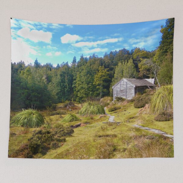 Item preview, Du Cane Hut, The Overland Track designed and sold by ajdesignsau.