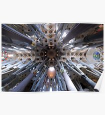 La Sagrada Famìlia Forrest of Pillars Poster