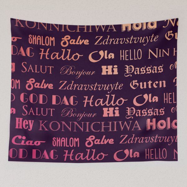Item preview, Hello in Multiple Languages  designed and sold by Regan Crowley.