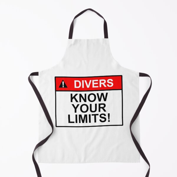 Item preview, Fun,  Divers Know Your Limits! Sign Design designed and sold by SumoShark.