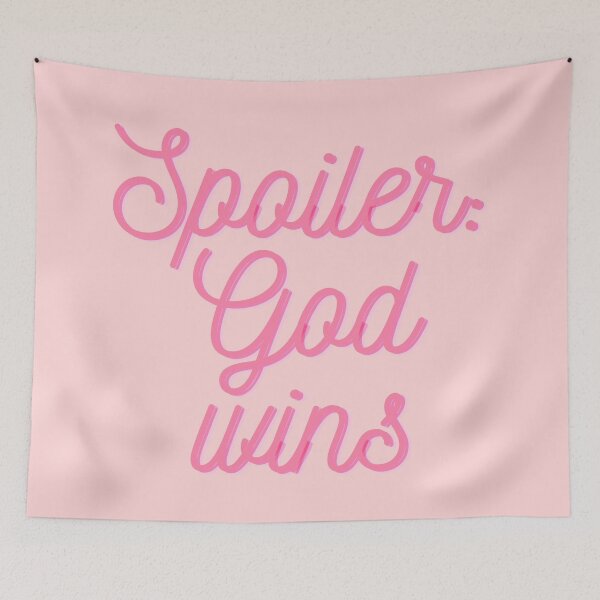Item preview, Spoiler: God Wins - Pink designed and sold by KarolinaPaz.
