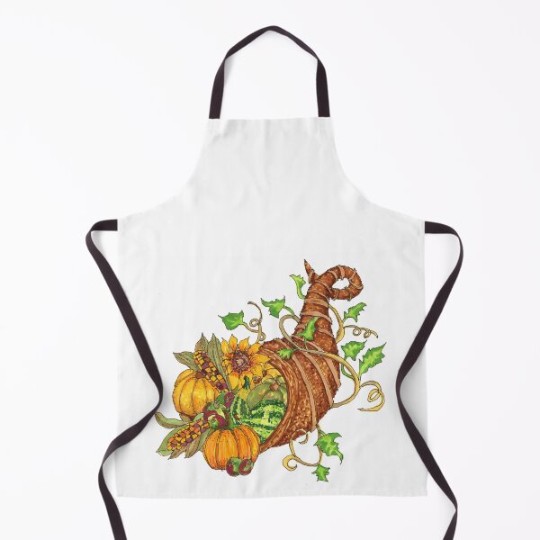 Item preview, Thanksgiving Cornucopia with Pumpkins designed and sold by Stephanie Sipp.
