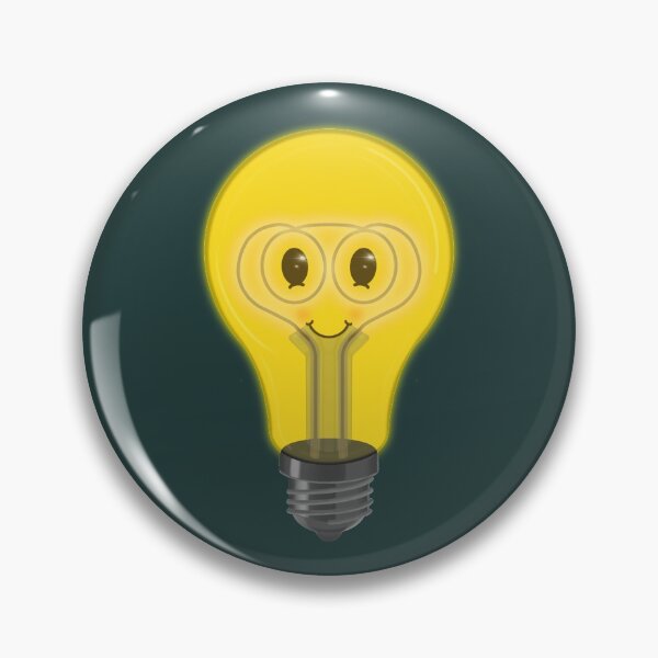 Item preview, Eddie the cute lightbulb  designed and sold by beanygeek.