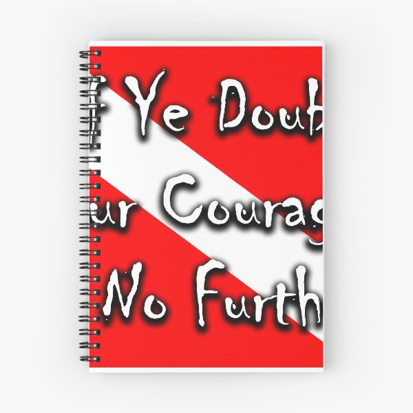Item preview, Doubt Your Courage Dive Flag designed and sold by SumoShark.