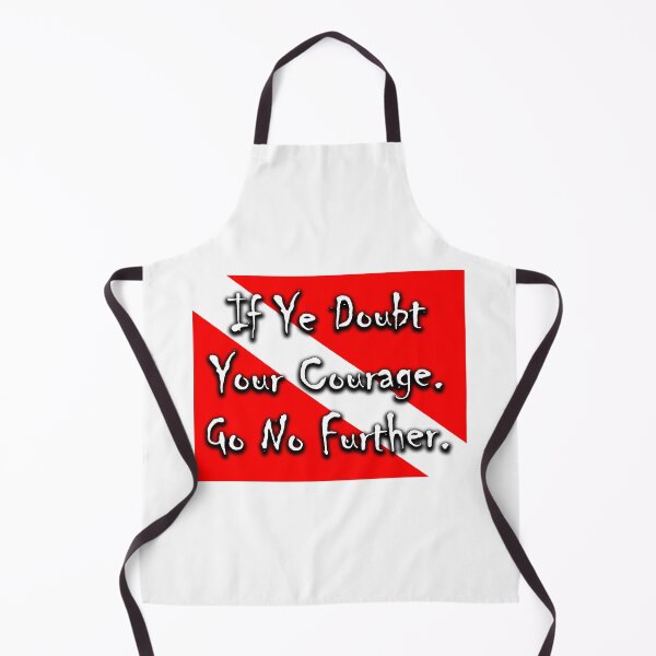 Item preview, Doubt Your Courage Dive Flag designed and sold by SumoShark.