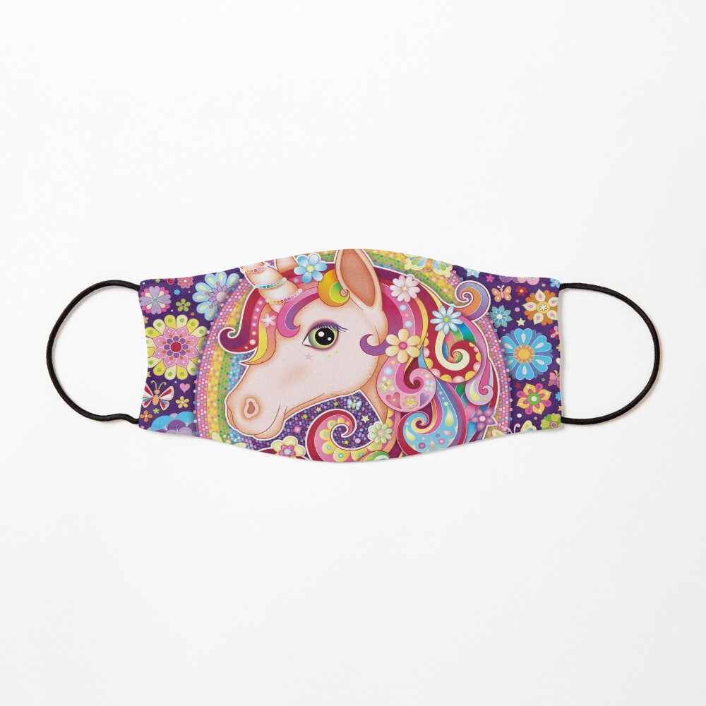 Unicorn Rainbow Art - Colorful Unicorn Art by Thaneeya McArdle Mask