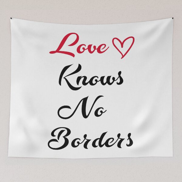Item preview, Love Know No Borders , Gif For Boyfriend , Gift For Girlfriend , Gift For Lovers designed and sold by Gha20.