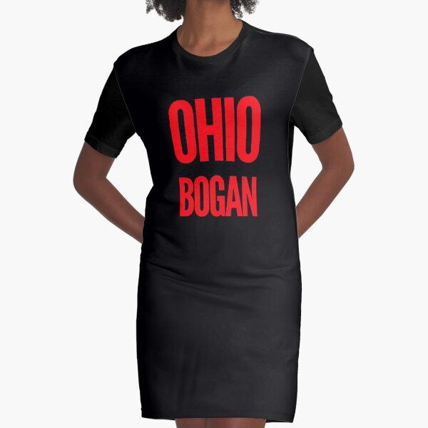 Ohio Bogan - Funny Design Graphic T-Shirt Dress