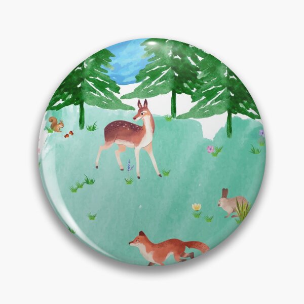 Item preview, Friendly Forest Animals designed and sold by ZeeDigitalArt.