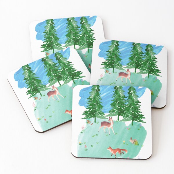 Item preview, Friendly Forest Animals designed and sold by ZeeDigitalArt.