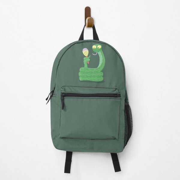 Item preview, Funny green snake with maraca cartoon designed and sold by FrogFactory.