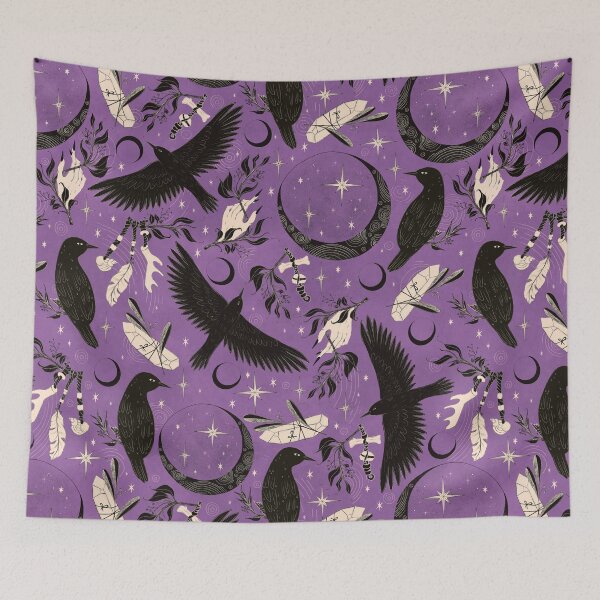 Item preview, Raven Tarot Purple designed and sold by Lidiebug.