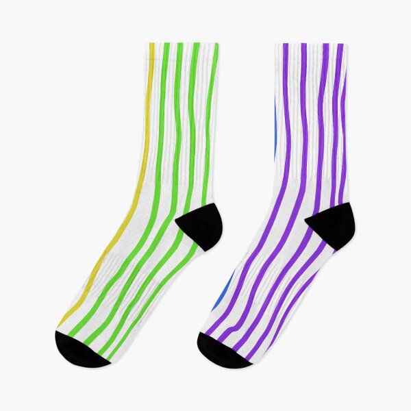 Item preview, Rainbow Hand Drawn Lines designed and sold by Whoopsidoodle.