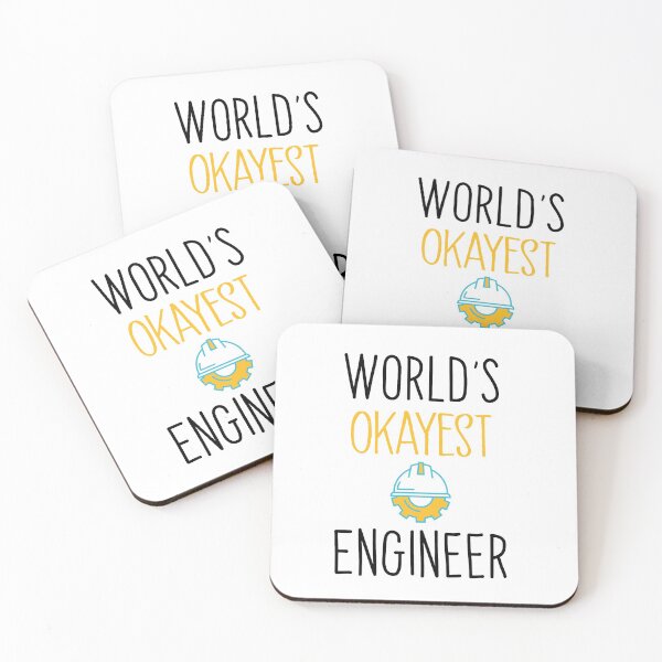 Item preview,  World's Okayest Engineer  designed and sold by Limaa.
