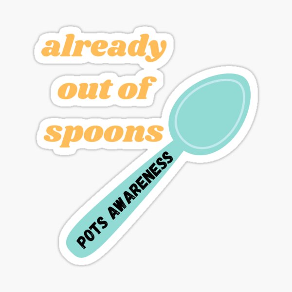 Emotional Support Fries Sticker Gift for POTS, Spoon Theory, Dysautonomia,  Chronic Illness, , Mental Health Awareness, Neurodiverse, EDS 