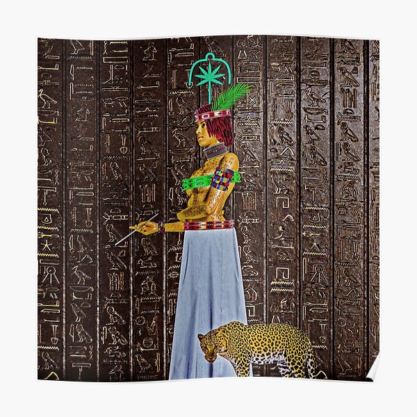 AFRICAN GODDESS : SESHAT By SIRIUS-UGO-ART Poster