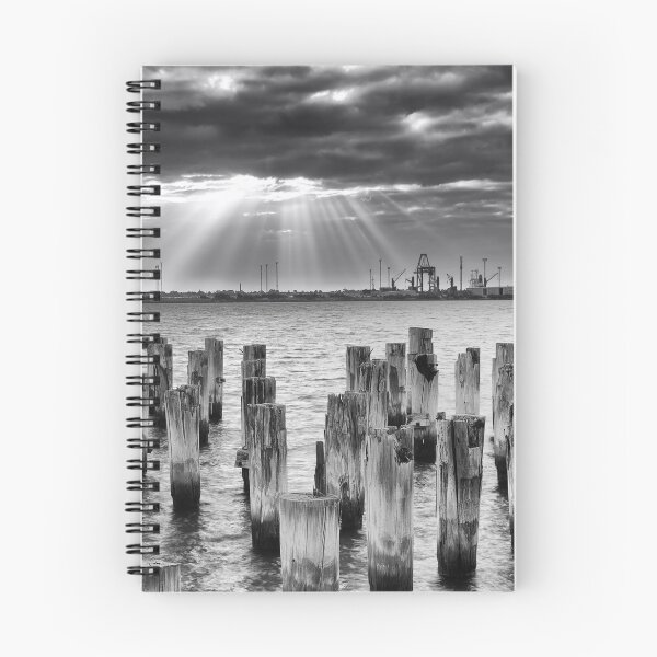 Item preview, Princes Pier sunrays designed and sold by Vicki Moritz.