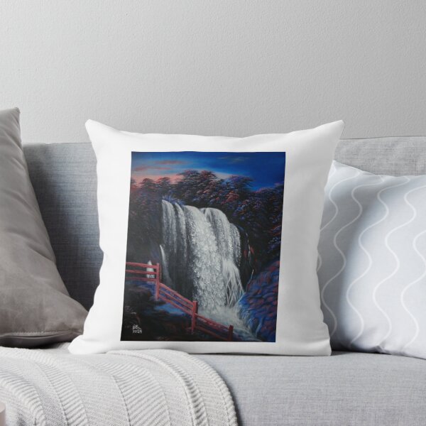 Item preview, Sunset at the Waterfall designed and sold by LizBanegasArt.