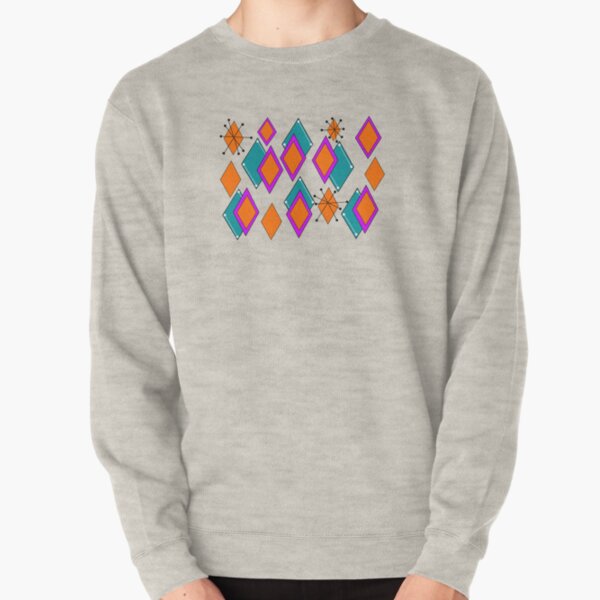 Mid Mod Diamonds Pullover Sweatshirt