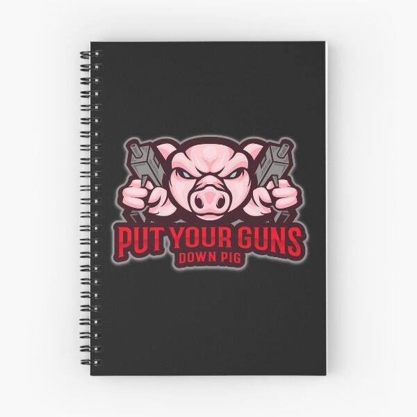 Item preview, Put your guns down pig designed and sold by mademan3.