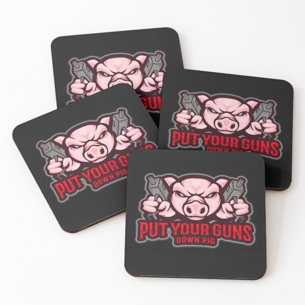 Item preview, Put your guns down pig designed and sold by mademan3.
