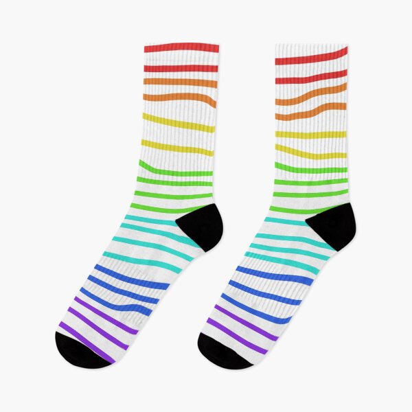 Item preview, Rainbow Hand Drawn Lines 2 designed and sold by Whoopsidoodle.