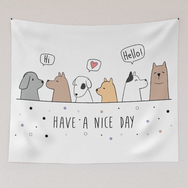 Item preview, Cute dog puppy greeting designed and sold by urbanstore69.
