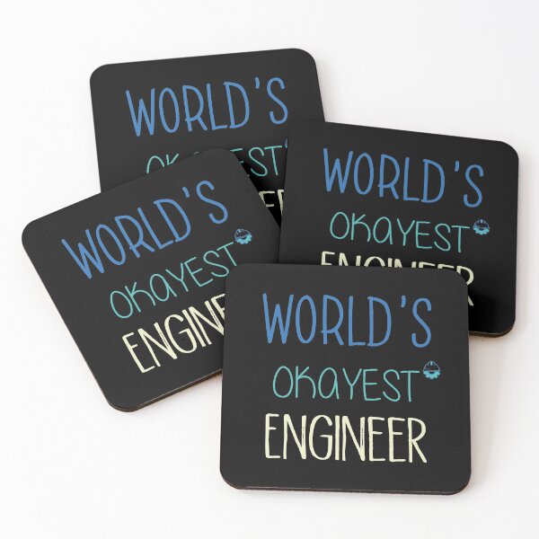 Item preview,  World's Okayest Engineer  designed and sold by Limaa.