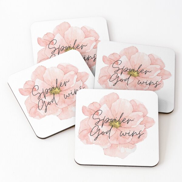 Item preview, Spoiler: God Wins - Watercolor Flower designed and sold by KarolinaPaz.