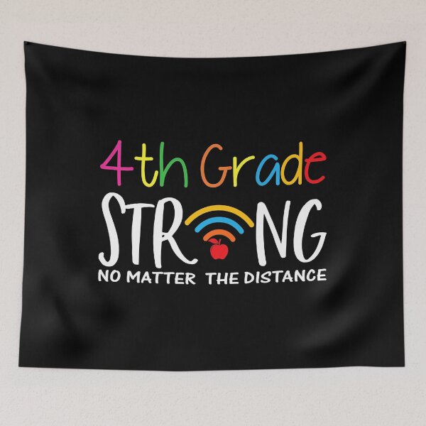 Item preview, 4th Grade Strong No Matter Wifi The Distance Virtual Teacher designed and sold by Lykhota97.