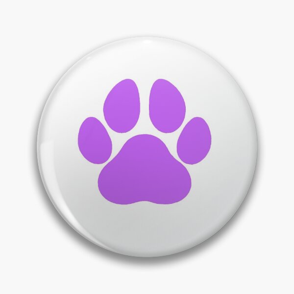 Item preview, purple pawprint designed and sold by Meri Kessler.