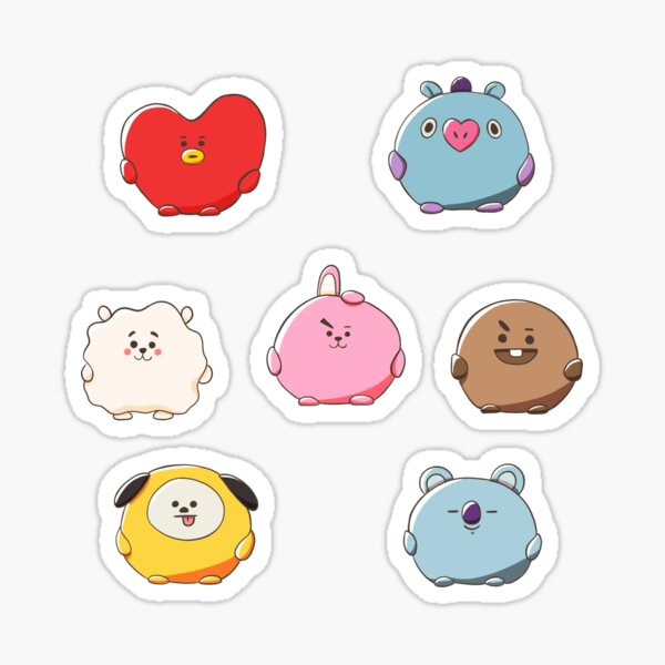 bts 21 sticker by 2cute2say redbubble