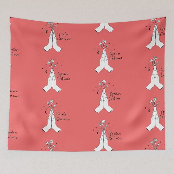 Item preview, Spoiler: God Wins - Praying Hands designed and sold by KarolinaPaz.