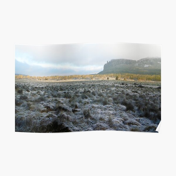 Morning Frost, Mt Oakleigh, The Overland Track Poster