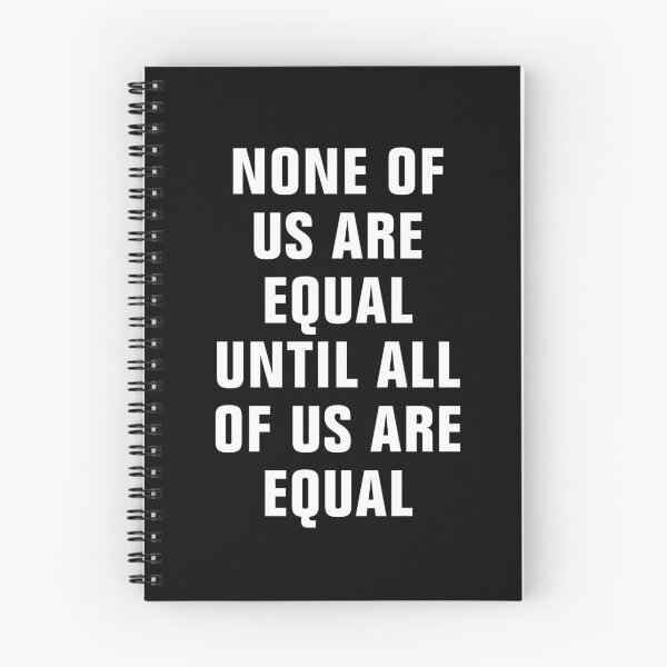 Item preview, none of us are equal designed and sold by Andrea Lina.