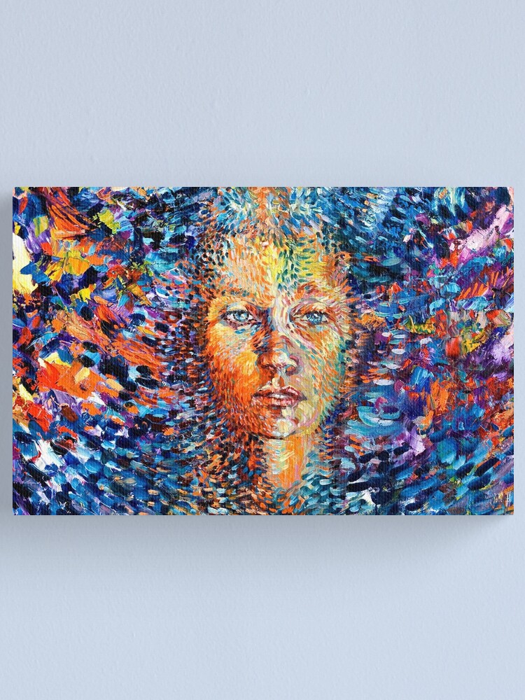 Alternate view of Chi Flow (Up close) Canvas Print
