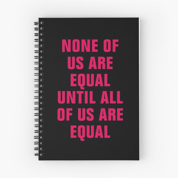 Item preview, none of us are equal designed and sold by Andrea Lina.