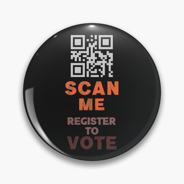 Item preview, Scan Me Register To Vote - Scan Code Retro Style Gift Ideas designed and sold by leo121687.