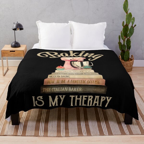Item preview, Baking is my therapy designed and sold by trendingshop97.