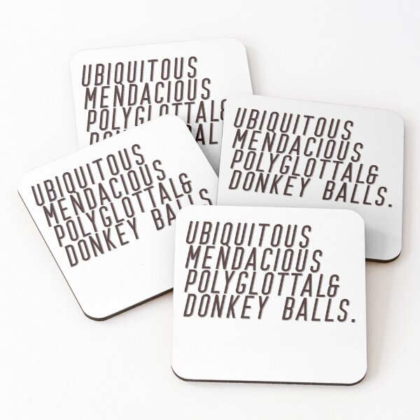 Item preview, Provacative ubiquitous, mendacious, polyglottal and donkey balls design gift for boyfriend designed and sold by Artysneak.