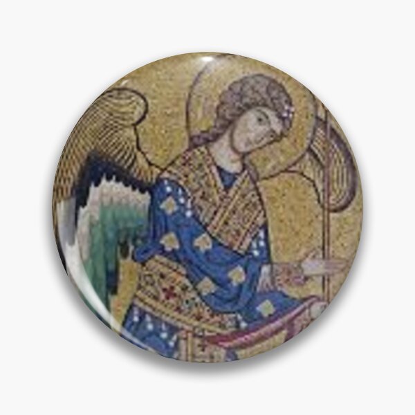 Item preview, Angel Mosaic  - Golden Byzantine Icon designed and sold by Angelkrs.