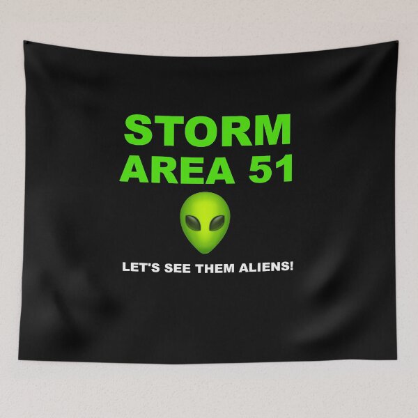 Item preview, Storm Area 51 Let's See Them Aliens! Funny Halloween Outer Space Costume designed and sold by Spaceshipsells.