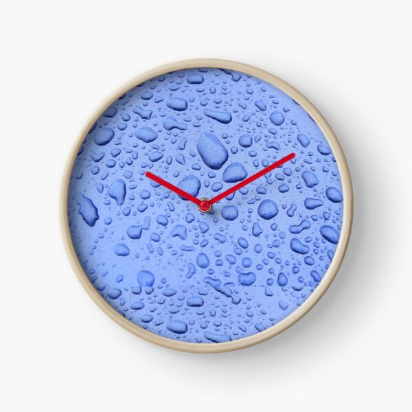 Beading on Blue Clock