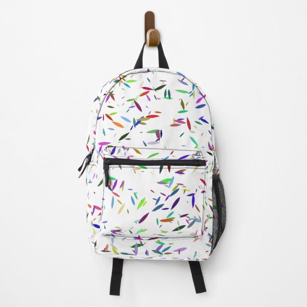 Item preview, Colored Foil Leaves Floating Around Red Blue Green Purple designed and sold by Hanlar.