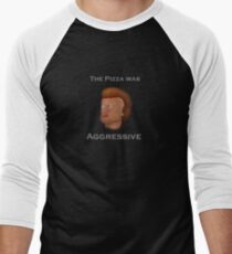 Aggressive Pizza Men's Baseball ¾ T-Shirt