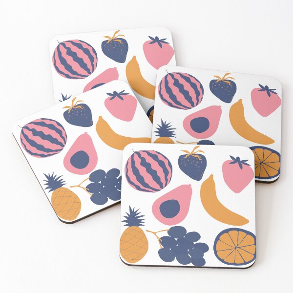 Item preview, fun cute abstract fruit sticker pack, phone case, apron  designed and sold by charmingthreads.