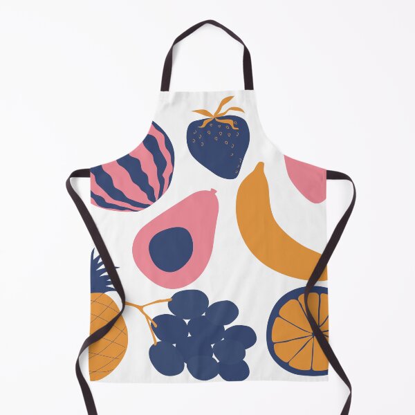 Item preview, fun cute abstract fruit sticker pack, phone case, apron designed and sold by charmingthreads.