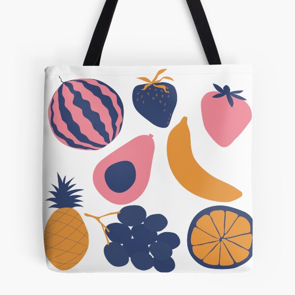 Item preview, fun cute abstract fruit sticker pack, phone case, apron  designed and sold by charmingthreads.